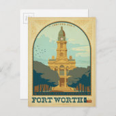 テキサス州フォートワース ポストカード (正面/裏面)