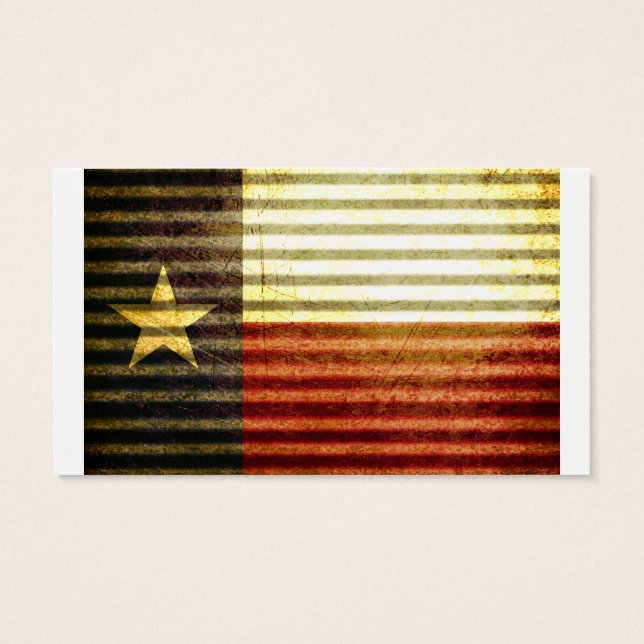 テキサス州フラッグオールドティンルーフギア (裏面)