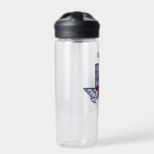 テキサス州フローラドードルパーソナライズされたズ ウォーターボトル (正面)