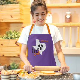 テキサス州ブオールハロウィーン エプロン