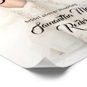 テキサス州ブライドインラインストーンブーツブライダルシャワー ポスター (角)