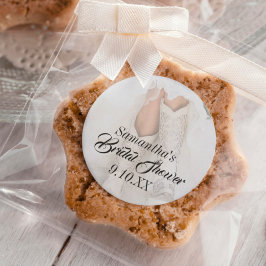 テキサス州ブライドインラインストーンブーツブライダルシャワー ラウンドシール