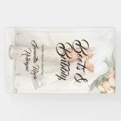 テキサス州ブライドインラインストーンブーツブライダルシャワー 横断幕 (横)