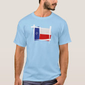 テキサス州ブラシ国旗 Tシャツ (正面)