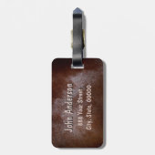 テキサス州ブランドA旅行荷物タグ ラゲッジタグ (裏面縦)