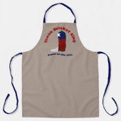 テキサス州ブリスケットキングカウボーイブーツ エプロン (正面)