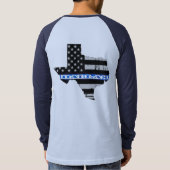 テキサス州ブルーフローズ Tシャツ (裏面)