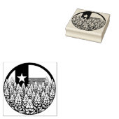 テキサス州ブルーボネッツ州旗テキサンプライド ラバースタンプ (押印)