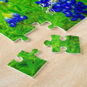 テキサス州ブルーボネットインディアンフローラ自然旅行 ジグソーパズル (側面)