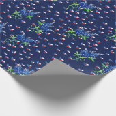 テキサス州ブルーボネットテキサンローン星州 ラッピングペーパー (角)