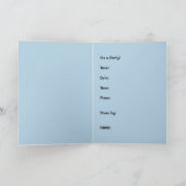 テキサス州ブルーボネットパーティの招待状 招待状 (内部)