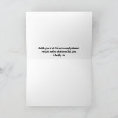 テキサス州ブルーボネット聖なる書物、 経典カード1テモテ1:14 カード (内部)