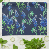 テキサス州ブルーボネット キッチンタオル (折り畳み)
