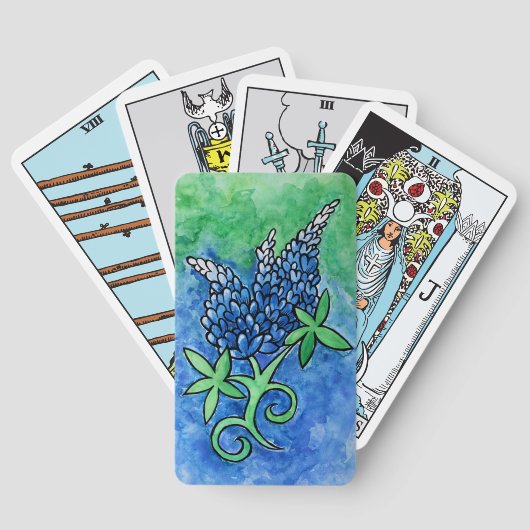 テキサス州ブルーボネット トランプ (裏面)