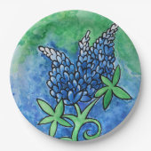 テキサス州ブルーボネット ペーパープレート (正面)