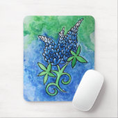 テキサス州ブルーボネット マウスパッド (マウス)