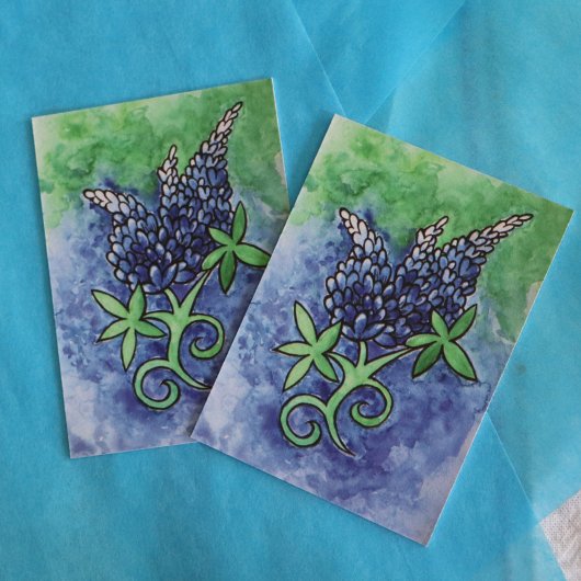 テキサス州ブルーボネット 名刺