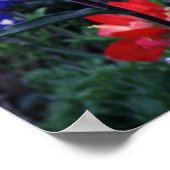 テキサス州ブルーボンネットとインディアンペイントブラシ ポスター (角)