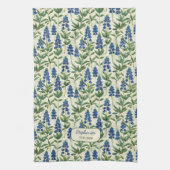 テキサス州ブルーボンネットキッチンタオルピネ キッチンタオル (縦)