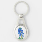 テキサス州ブルーボンネットキーチェーン。 キーホルダー (正面)