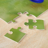 テキサス州ブルーボンネットクローズアップフラワーアートパズル ジグソーパズル (側面)