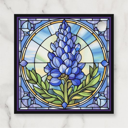 テキサス州ブルーボンネットステンドグラス フェイバータグ (裏面)