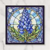 テキサス州ブルーボンネットステンドグラス フェイバータグ (正面)