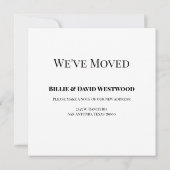 テキサス州ブルーボンネットステンドグラス 招待状 (裏面)