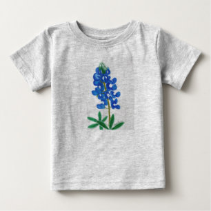 テキサス州ブルーボンネットチルドレンTシャツ ベビーTシャツ