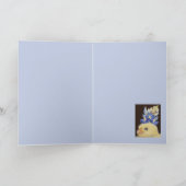 テキサス州ブルーボンネットハットカードを覗き込む カード (内部)