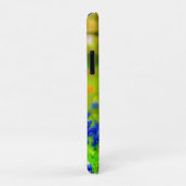 テキサス州ブルーボンネットフローラモノグラムブルーとオレンジ Case-Mate iPhoneケース (裏面/右)