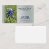 テキサス州ブルーボンネットワイルドフラワー名刺 名刺 (正面/裏面)