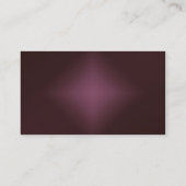 テキサス州ブルーボンネットワイルドフラワー名刺 名刺 (裏面)