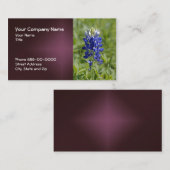 テキサス州ブルーボンネットワイルドフラワー名刺 名刺 (正面/裏面)