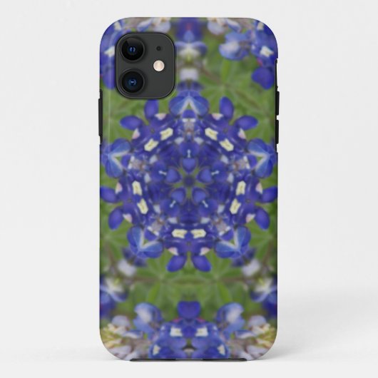 テキサス州ブルーボンネット万華鏡のように千変万化するパターン Case-Mate iPhoneケース (裏面)