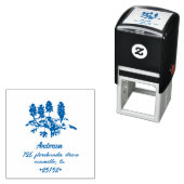 テキサス州ブルーボンネット植物学 セルフインキングスタンプ (インサイチュ)