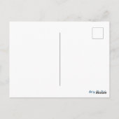 テキサス州ブルーボンネット水彩花 ポストカード (裏面)