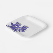 テキサス州ブルーボンネット紙プレート ペーパープレート (傾斜あり)