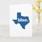 テキサス州ブルー州 カード (黄色い花)