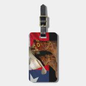 テキサス州ブーツおよびHat.jpg ラゲッジタグ (正面縦)