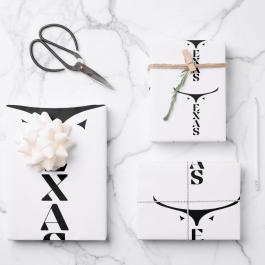 テキサス州プライド ラッピングペーパーシート (正面)