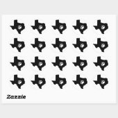 テキサス州ベア ラウンドシール (シート)