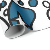 テキサス州ベビー足 ラッピングペーパー (ロールコーナー)