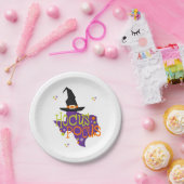 テキサス州ホカスポカスハロウィーン ペーパープレート (パーティー)