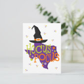 テキサス州ホカスポカスハロウィーン ポストカード (スタンド正面)