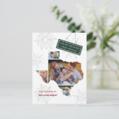 テキサス州ホリデー引越し案内はがき シーズンポストカード (スタンド正面)