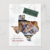 テキサス州ホリデー引越し案内はがき シーズンポストカード (正面)