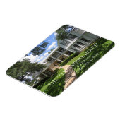 テキサス州ホワイトハウスLyndon B. Johnson NHPポストカード マグネット (左側)