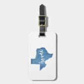 テキサス州ホームウッドグレイン ラゲッジタグ (正面縦)