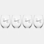 テキサス州ホームスイートホーム ステムなしワイングラス (正面)